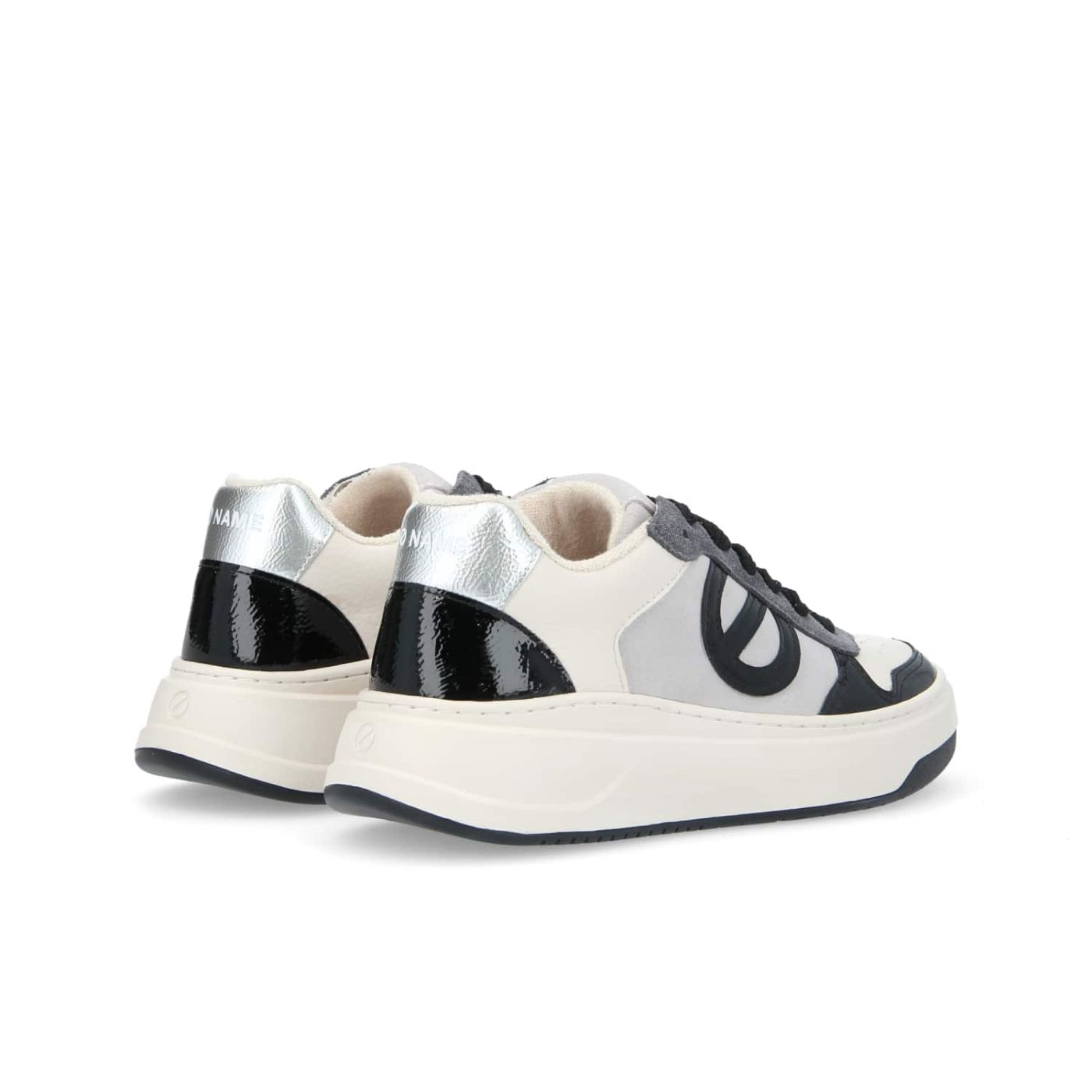 BRIDGET SNEAKER W  -  SDE/GRAIN/CRUMP  - GRIGIO/NERO/BIANCO SPORCO/